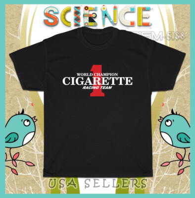 Cigarette #1 Racing Team World Champion Logo Men's Shirts American T-Shirt