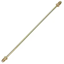 Empi 98-9618 Steel Brake Line With 10mm Fittings, 25" Length, Vw Bug-Ghia-Bus