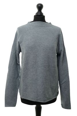 Betty&Co. Damen Pullover Pulli 38 grau leicht Schildkrötkragen Strick + Viskose