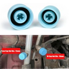 2Pcs High & Low Pressure AC A/C System Valve ...