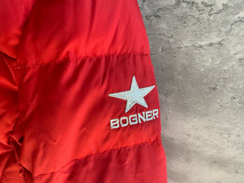 Bogner Fire + Ice Sally Down Womens Insulated Fire Red Hooded Ski Jacket Size XS - Picture 3 of 10