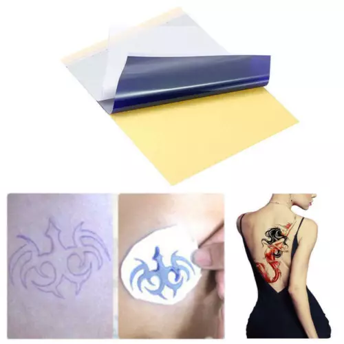 Tattoo Transfer Paper Stencil Carbon Thermal Tracing Hectograph A4 Gift - Picture 1 of 13