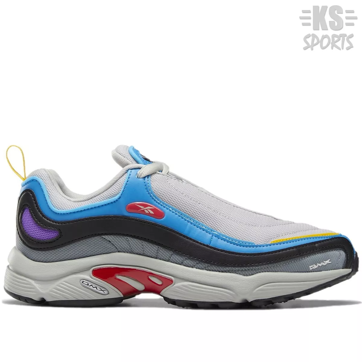 Reebok Daytona DMX Skull Grey Men s Lifestyle Athletic Shoes DV8644