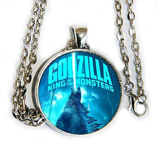 GODZILLA MONSTER Pendant Charm Sterling 925 Silver 22