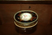 Beautiful 19th Louis XVI Gilded Bronze Jewelry Box Miniature Painting