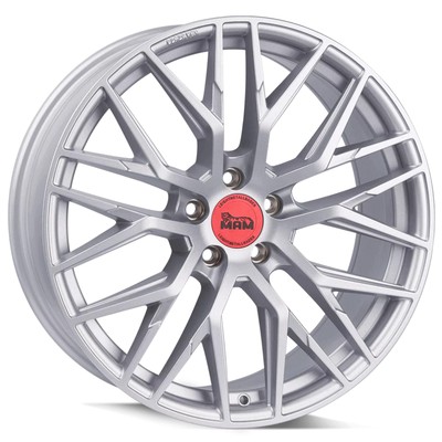 19 Zoll Alufelgen MAM RS4 Matt Silver MSL 5x120 für BMW 4er F36 GranCoupé 3C