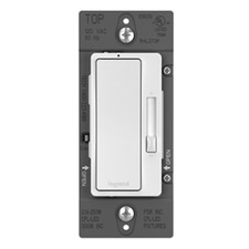 Pass & Seymour RADIANT CFL/LED Preset paddle Dimmer white ivory light almond