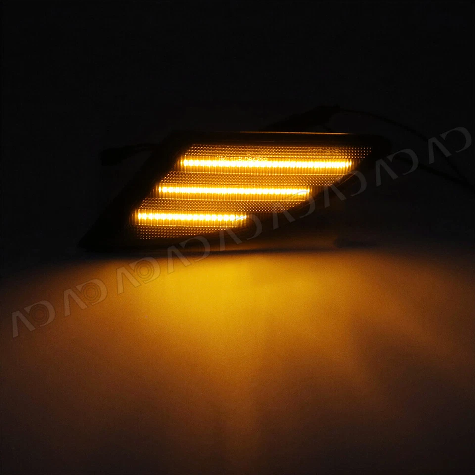 2x Smoked LED Side Marker Turn Signal Light For Benz W251 R320 R350 R500 R63 AMG - Image 2 of 4