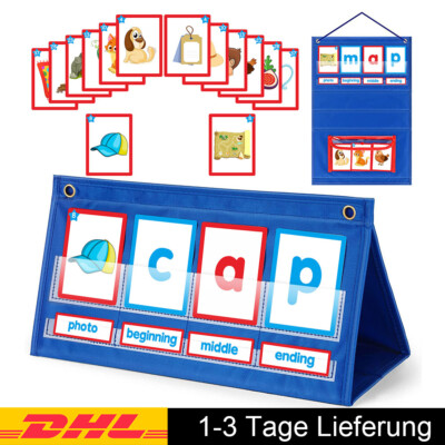 CVC Wortbau-Desktop-Taschendiagramm zum Lesen Rechtschreiben Telefonen Spiele DE