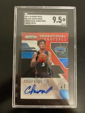 2019-20 PANINI PRIZM CHUMA OKEKE RED CHOICE PRIZM ROOIKE RC AUTO SGC 9.5 MAGIC