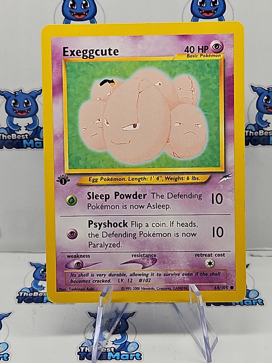 Exeggcute 64/105 1st Edition Pokemon Neo Destiny LP
