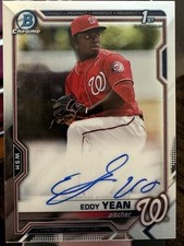 2021 Bowman - Chrome Prospects Autographs #CPA-EY Eddy Yean (AU, RC)