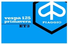 Libretto manuale uso e manutenzione - Piaggio - Vespa 125 primavera ET3 file PDF