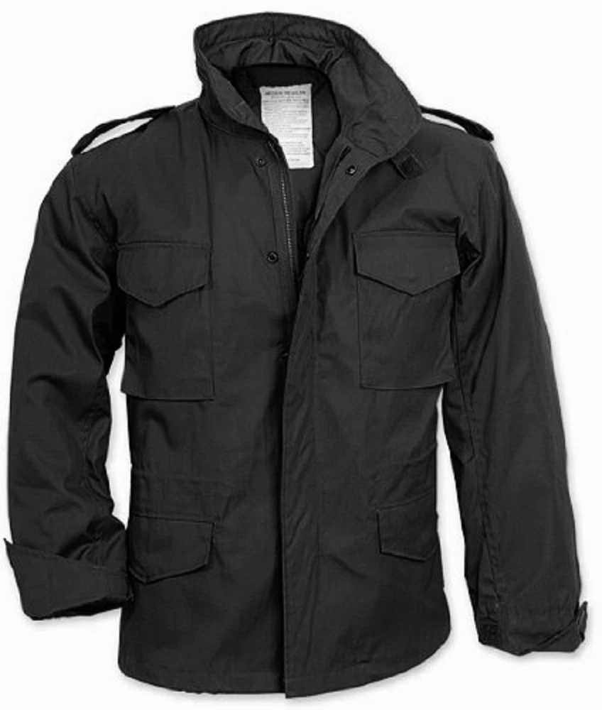 M 65 Field Jacket BLACK US Army Navy Vet USN Military Veteran USAF SWAT XS 8X