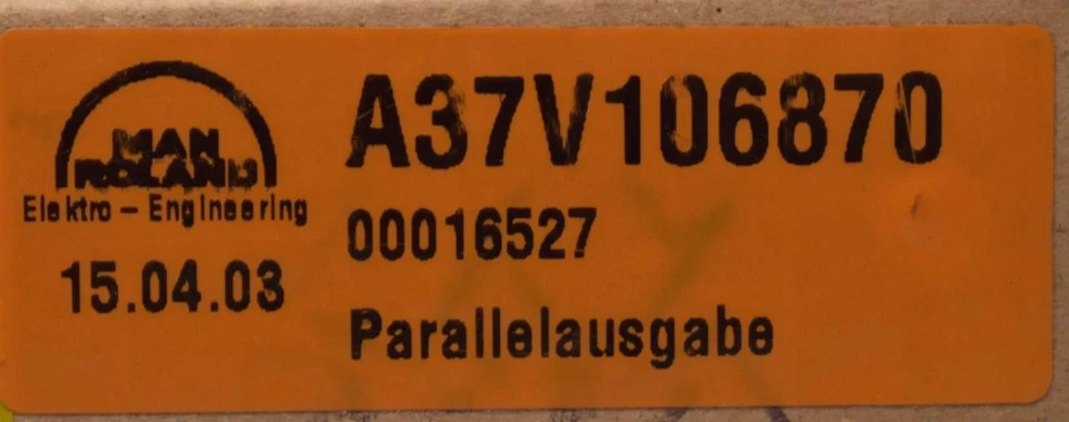 Man Roland A37V106970 Board ++ NEW ++ - Image 2 of 2