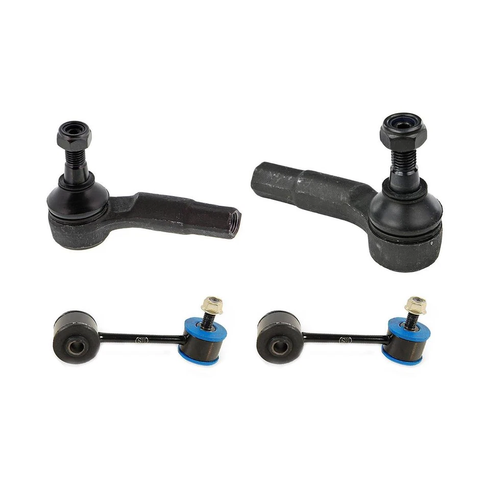 Barra estabilizadora de extremo de barra estabilizadora delantera Mevotech 4 piezas para Volkswagen Golf 1999-2002 Foto 2 de 4