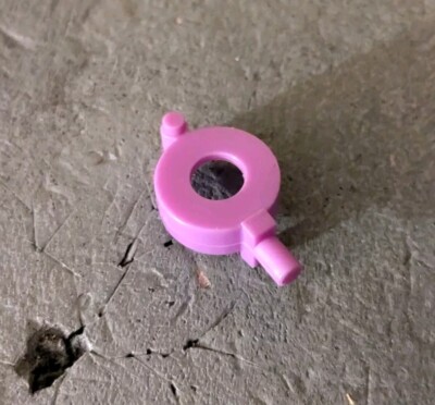 TMNT TEENAGE MUTANT NINJA TURTLES 1989 PURPLE GUN PIECE FOR FOOT CRUISER VG COND