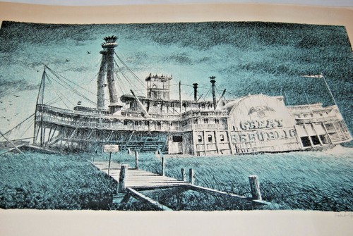 ROBERT ADDISON GREAT REPUBLIC 1980 Serigraph Chicago SIGNED Fine Art - Picture 2 of 4
