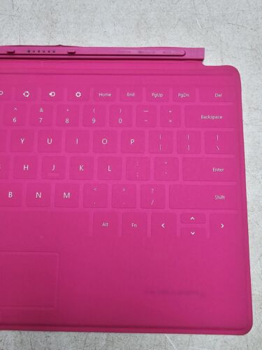 Microsoft Surface Touch Cover Magnetic Pink Keyboard Model: 1515 Tested & Works! - Picture 3 of 8