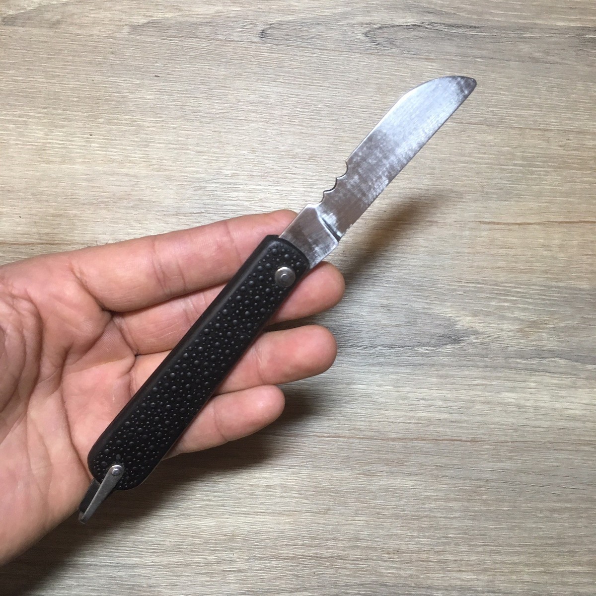 Old Soviet (70's) Electrician Folding Pocket Knife / USSR Vintage