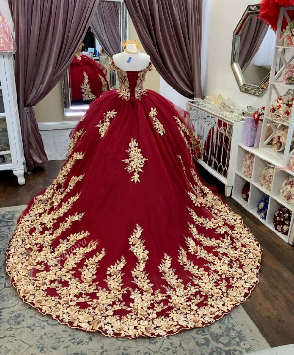 Red/Gold Quinceanera Dresses Lace Appliques Charro Mexican Quince Sweet 15/16 | eBay Red/Gold Quinceanera Dresses Lace Appliques Charro Mexican Quince Sweet 15/16 | eBay