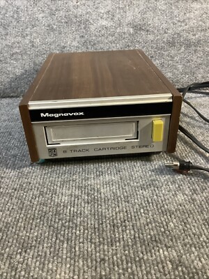 Lecteur 8 Pistes Magnavox Vintage - Modèle Console 1K8869 - Fabriqué Au Japon