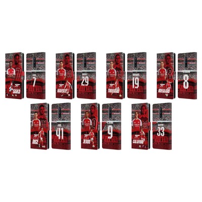 OFFICIAL ARSENAL FC 2024/25 FIRST TEAM LEATHER BOOK CASE FOR ONEPLUS PHONES