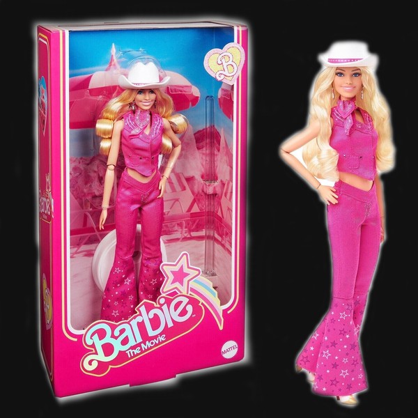 Barbie The Movie Barbie Im Pinken Western-Outfit Sammler-Puppe HPK00 Neu/Ovp-image