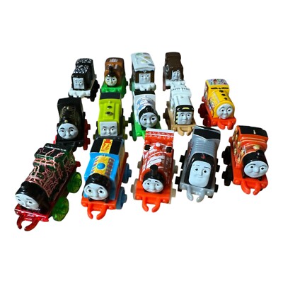 Thomas The Train & Friends Minis Lot Of 14 Trains Pre-Owned Thomas Percy Toby