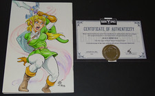 FCBD THE LEGEND OF ZELDA #1 CUSTOM SKETCH VARIANT (2020 VIZ) ORIGINAL SKETCH ART