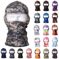 Balaclava Ski Face Mask UV Protection Sun Hood 3D Print Head Cover for Men Women
