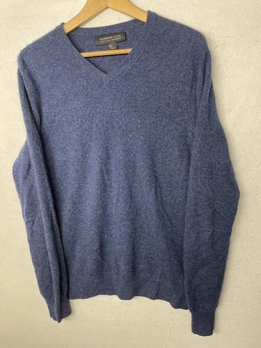 Harrison Davis Cashmere Sweater L Blue 