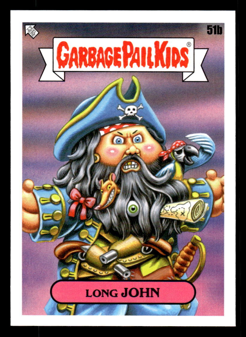 2022 Topps Garbage Pail Kids Book Worms #51b Long John front