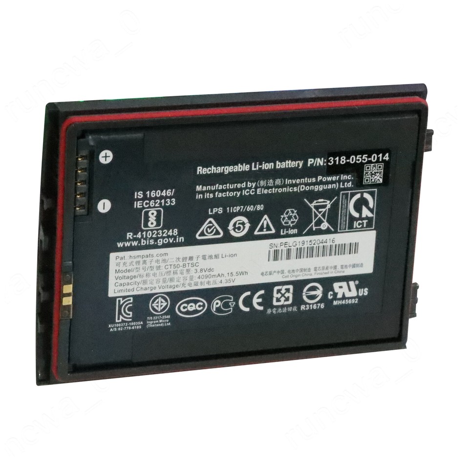 Batterie CT4X-BTEC pour Honerywell CT4X-BTEC-001 318-055-026