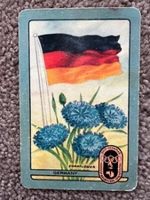 Original swap playing cards Coles Olympic Flag German Cornflower