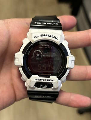 Casio G-Shock Solar GWX-8900B 3279 Black White WR 20 Bar Quartz