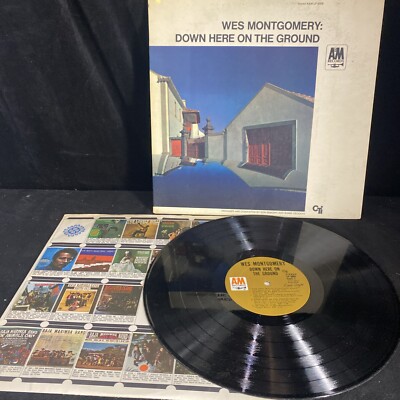 Wes Montgomery Down Here On The Ground Vinyl LP A&M/CTI Records1968 Original VG