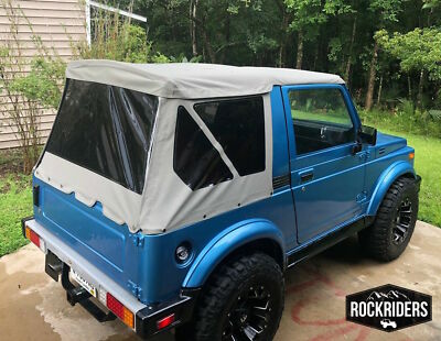 1986-1994 Suzuki Samurai Replacement Soft Top with Zip Out Tinted
