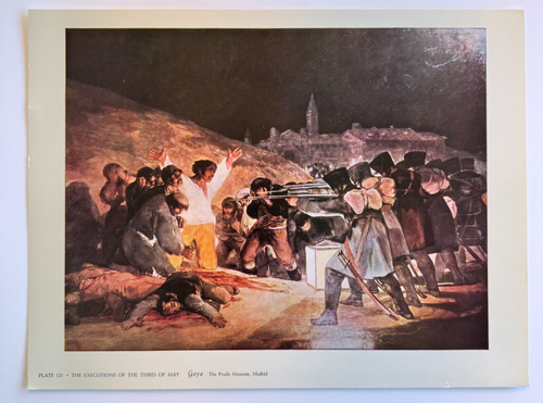 The Executions Of The Third Of May GOYA Plate 121 Metropolitan Seminars ...