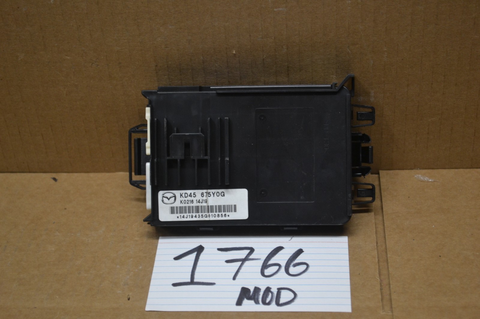 2014 2015 2016 Mazda 3 Body Control Module Computer #1766-MOD 