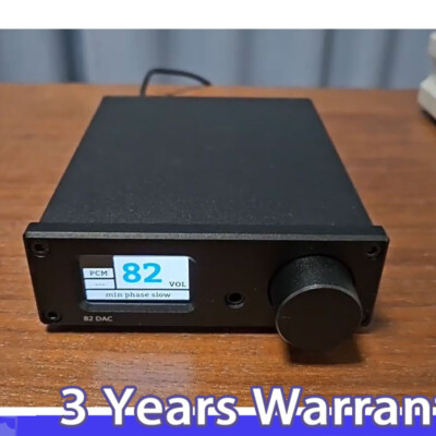 Rod Rain Audio B2 DAC Bluetooth 5.4 Receiver USB Sound Card w/ QCC3084 & Dual