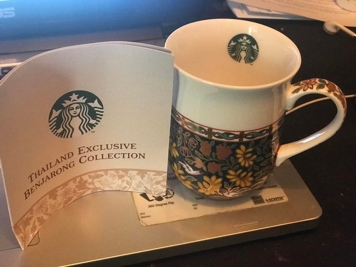 starbucks thailand exclusive benjarong collection | eBay