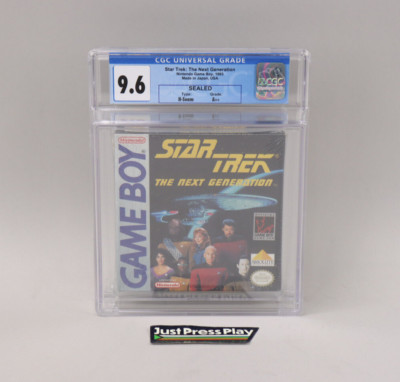 Star Trek Next Generation Nintendo Game Boy GB CGC 9.6 A++ Near Perfect Grade!