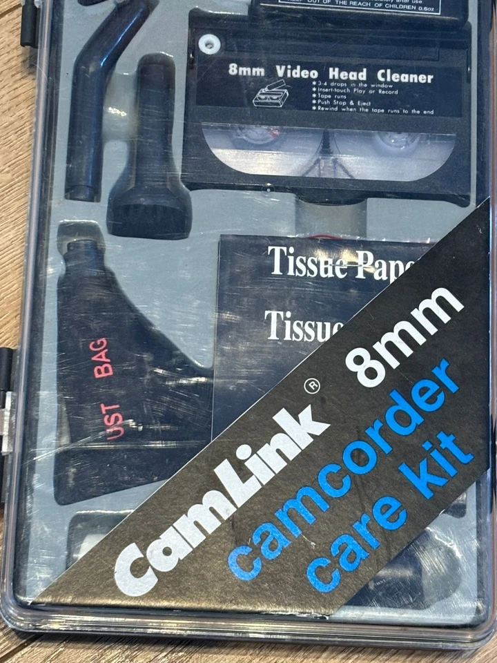 Camcorder Care Kit 8mm Full Set of Accessories Video Camera Cleaner New Unopened - Image 3 of 3