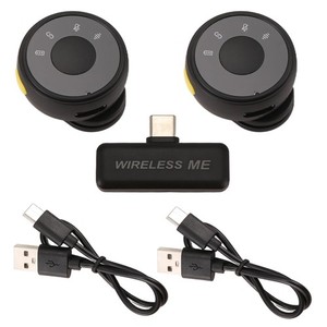 Microphone à aspiration magnétique arrière USB-C Bouton circulaire Lavalier1113