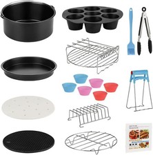 Image of Air Fryer Accessories Set, 13pcs Air Fryer Accessory Kit for Most 3.8-5.5L Air 