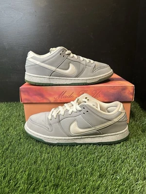 Nike SB Dunk Low Marty McFly 2015 Size 9M Wolf Grey White Used No Box 313170-022 - Photo 1/4