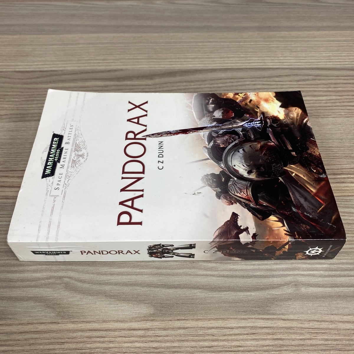 PANDORAX SPACE MARINE BATTLE NOVEL BOOK WARHAMMER 40K 2014 GREY