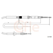 2x Handbremsseil hinten für Audi A6 C5 4B2 4B5 Allroad 4BH | 24401232