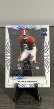 2021 PATRICK SURTAIN II AUTO ROOKIE LEAF TRINITY CLEAR FOOTBALL /5 (RC, AU)